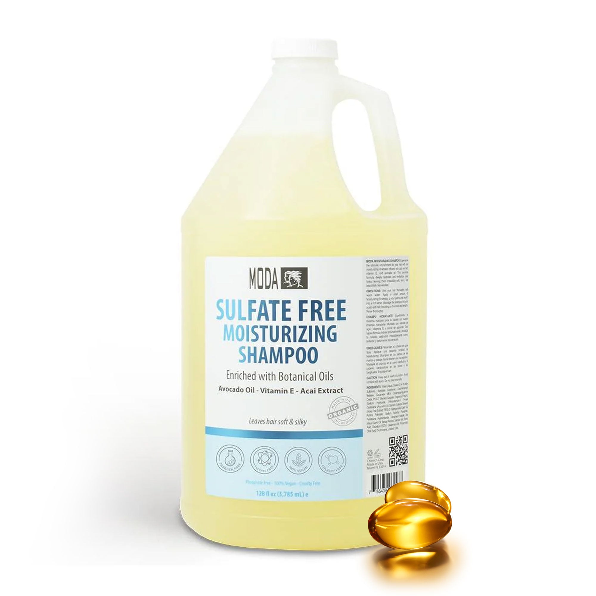 MODA Sulfate-Free Moisturizing Shampoo