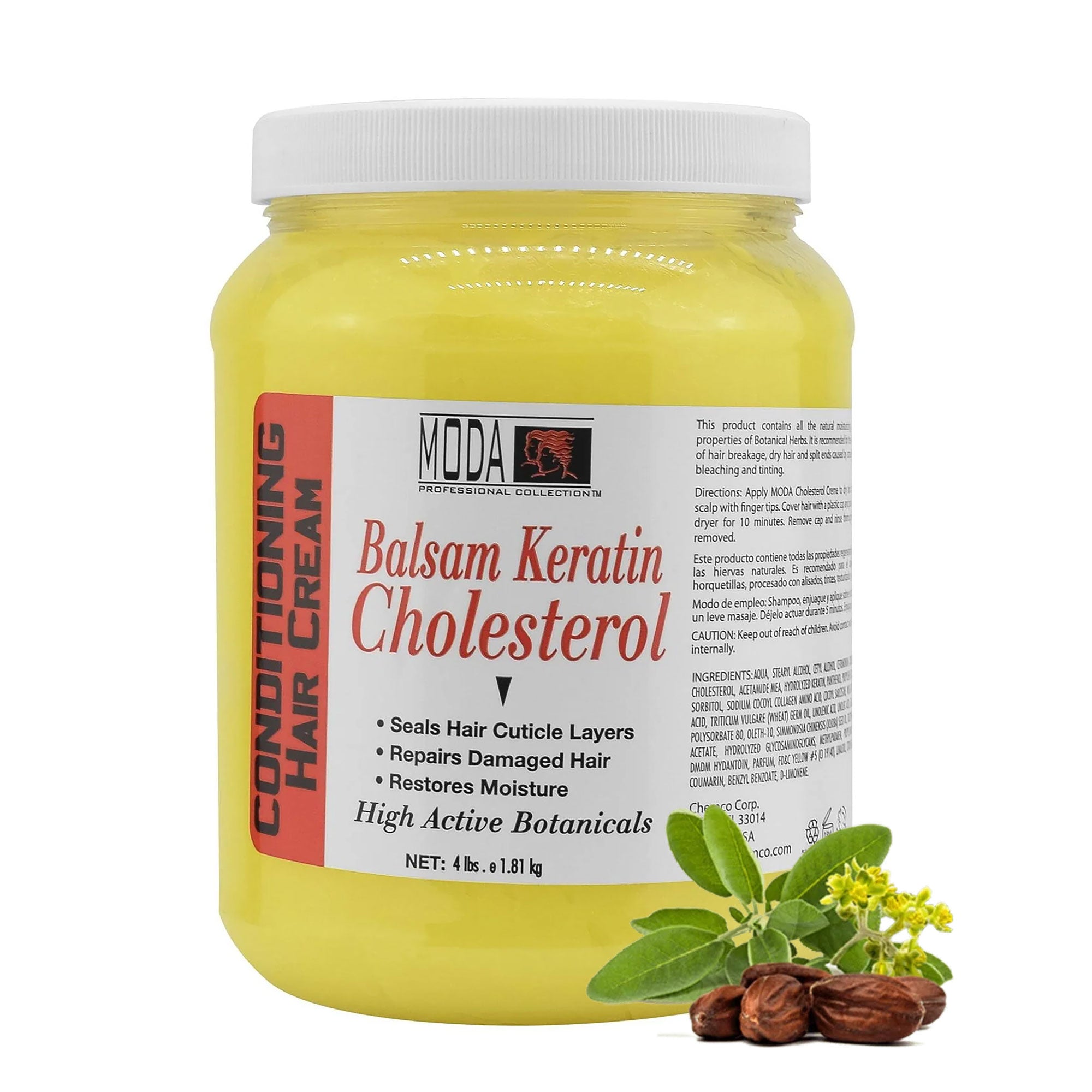 MODA Cholesterol Deep Conditioning Hair Cream 64 oz