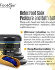 FOOT SPA - Bath Rock Salt with Eucalyptus & Peppermint Oil – Relax, Refresh & Rejuvenate Available in a Variety of Flavors and Sizes - Beauty Market Online