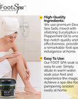 FOOT SPA - Bath Rock Salt with Eucalyptus & Peppermint Oil – Relax, Refresh & Rejuvenate Available in a Variety of Flavors and Sizes - Beauty Market Online