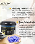 FOOT SPA - Bath Rock Salt with Eucalyptus & Peppermint Oil – Relax, Refresh & Rejuvenate Available in a Variety of Flavors and Sizes - Beauty Market Online