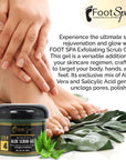 Foot Spa Exfoliating Scrub Gel – Bulk Refill Gallon for Manicure, Pedicure & Body – Infused with Aloe Vera & Salicylic Acid – Professional Exfoliator for Smooth, Polished & Hydrated Skin - Beauty Market Online