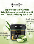 Foot Spa Exfoliating Scrub Gel – Bulk Refill Gallon for Manicure, Pedicure & Body – Infused with Aloe Vera & Salicylic Acid – Professional Exfoliator for Smooth, Polished & Hydrated Skin - Beauty Market Online