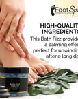 FOOT SPA Bath Fizz - Mint & Eucalyptus - Relaxing Aromatherapy for Refreshing Foot Soaks - Beauty Market Online