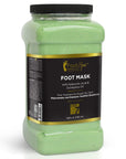 Foot Spa Cream Mask – 128oz Bulk Refill Gallon with Peppermint & Eucalyptus Oil – Hydrating Pedicure & Massage Treatment for Tired Feet & Body – Infused with Hyaluronic Acid, Amino Acids & Panthenol - Beauty Market Online