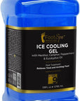 Foot Spa Massage Cooling Gel – Professional Strength Ice Cooling Therapy for Pedicure & Foot Care – Infused with Menthol, Camphor, Peppermint & Eucalyptus Oil for Soothing Relief & Refreshing Hydration - Beauty Market Online