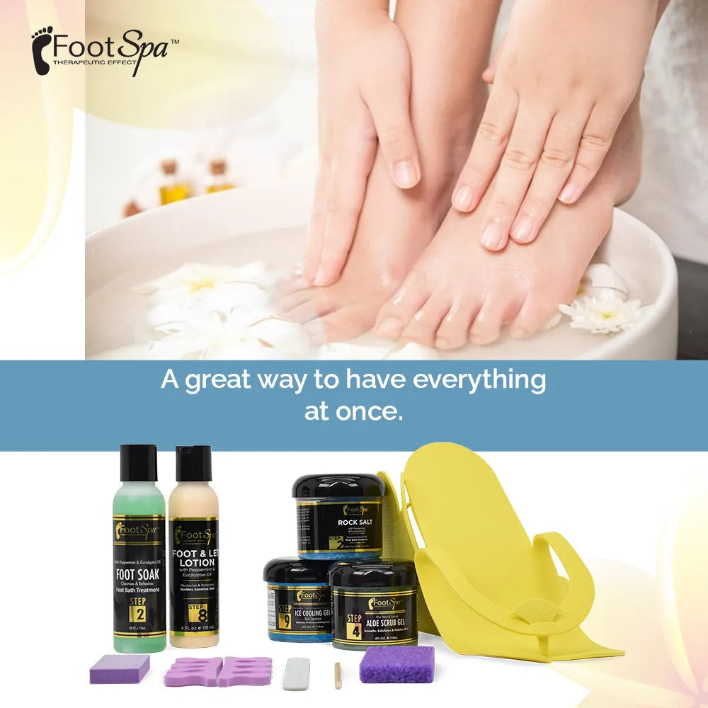 FOOT SPA MiniFoot Spa Kit Mini – Complete Pedicure Set for Soft, Smooth Feet