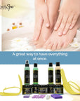 Foot Spa Professional Pedicure Student Kit – Complete 10-Piece Aromatherapeutic Spa Pedicure Se