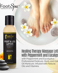 Foot Spa Healing Therapy Massage Lotion – Bulk Refill Gallon – Professional Pedicure & Body Moisturizer with Peppermint & Eucalyptus – Infused with Natural Oils & Vitamins for Deep Hydration - Beauty Market Online