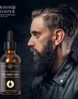 Groom & Prosper - Soft Touch Beard Oil with Moroccan Argan Oil, Jojoba Seed Oil & Vitamin E