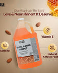 MODA - Moisturizing Shampoo for All Hair Types, Balsam and Protein, Professional - Deep Cleansing and Conditioning - Strengthens, Restores, and Adds Shine