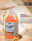 MODA - Moisturizing Shampoo for All Hair Types, Balsam and Protein, Professional - Deep Cleansing and Conditioning - Strengthens, Restores, and Adds Shine