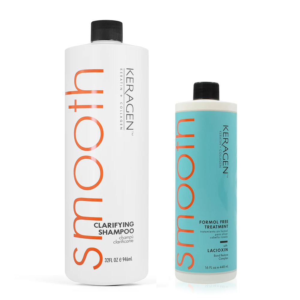 KERAGEN Keratin Treatment and Shampoo Hair Care Duo
