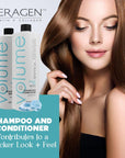 KERAGEN Volumizing Shampoo and Conditioner