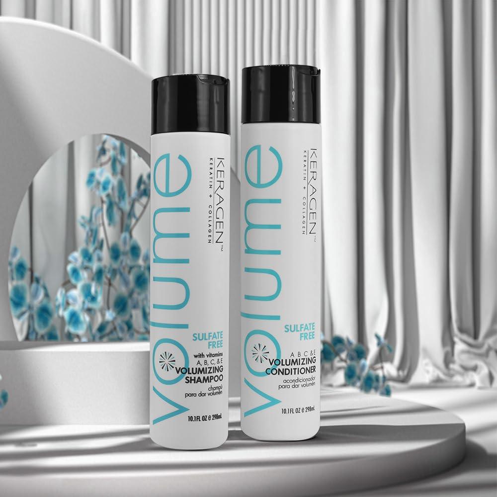 Keragen Volumizing Shampoo and Conditioner