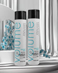 KERAGEN Volumizing Shampoo & Conditioner Duo - For Fine Hair with Keratin & Collagen