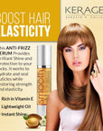 KERAGEN Nourishing Hair Serum 1.7 oz with Argan Oil