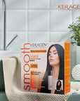 KERAGEN Brazilian Keratin Smoothing Treatment, Blowout Straightening System for Dry & Damaged Hair – Forte, Sulfate-Free – Eliminates Curls & Frizz, Medium to Coarse Hair - Beauty Market Online