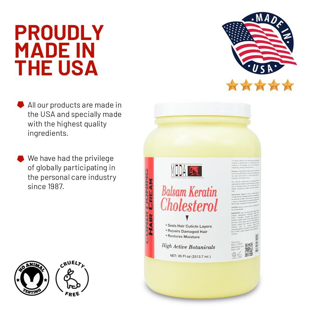 MODA - Balsam Keratin Cholesterol - Strengthens and Revitalizes Hair
