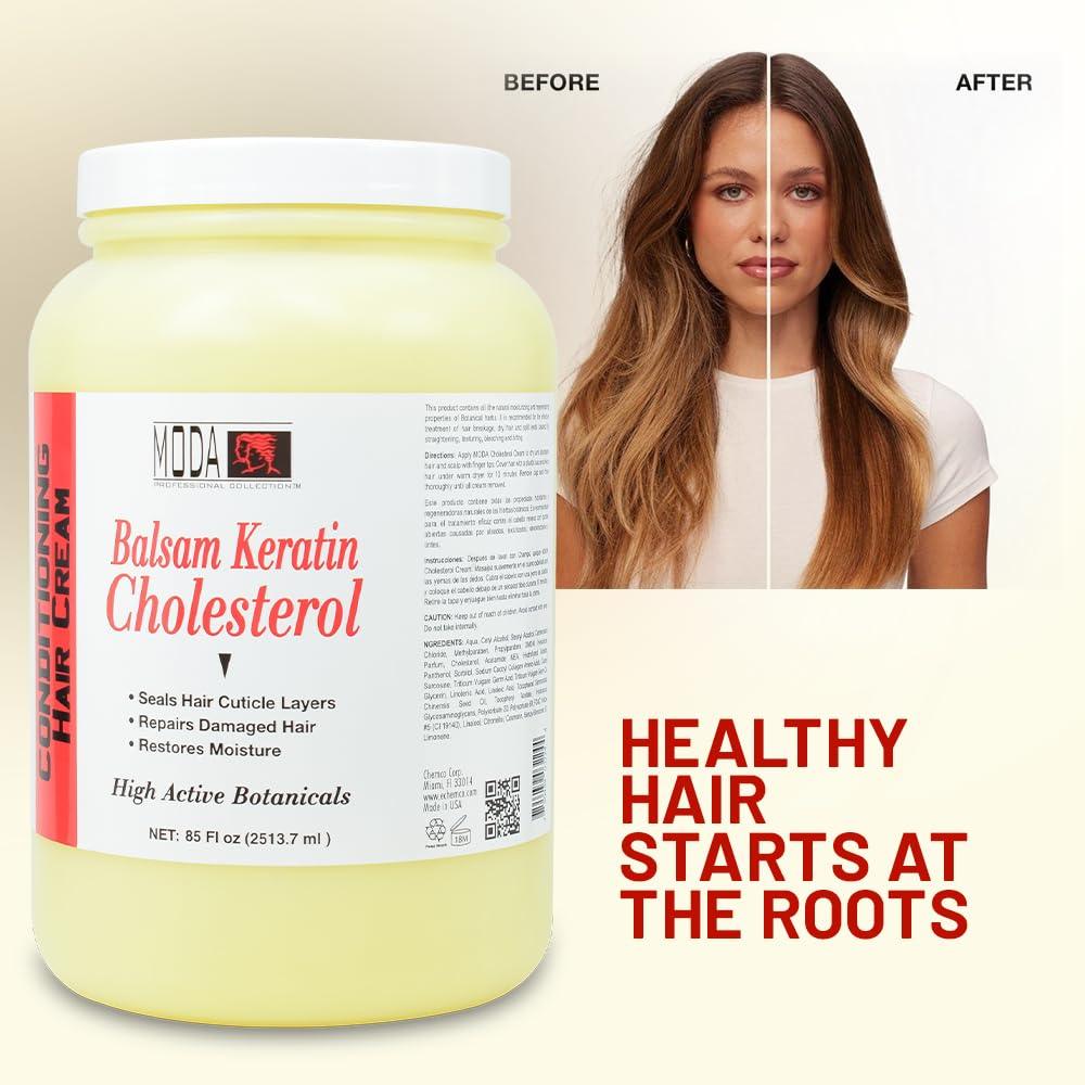 MODA - Balsam Keratin Cholesterol - Strengthens and Revitalizes Hair