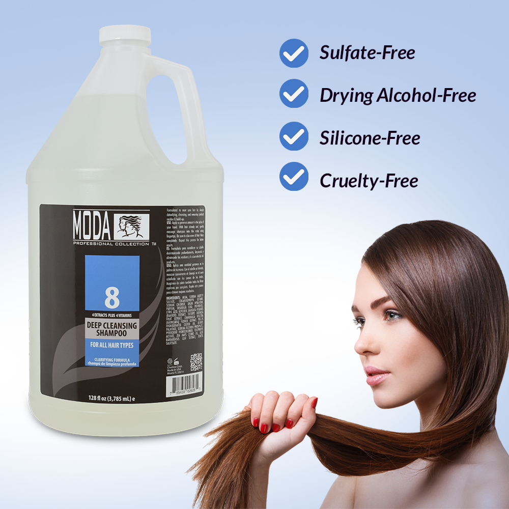 MODA Hair Conditioner – Bulk Refill – Moisturizing Conditioner with 4 Extracts & 4 Vitamins – Deep Hydration for Dry, Brittle Hair – Ultimate Nourishment & Softness - Beauty Market Online
