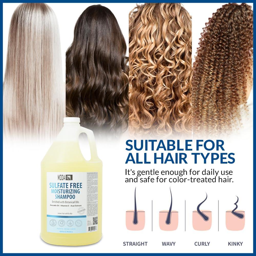 MODA Sulfate-Free Moisturizing Shampoo