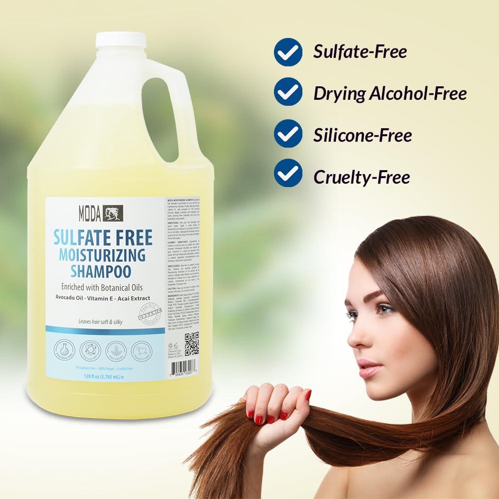 MODA Sulfate-Free Moisturizing Shampoo