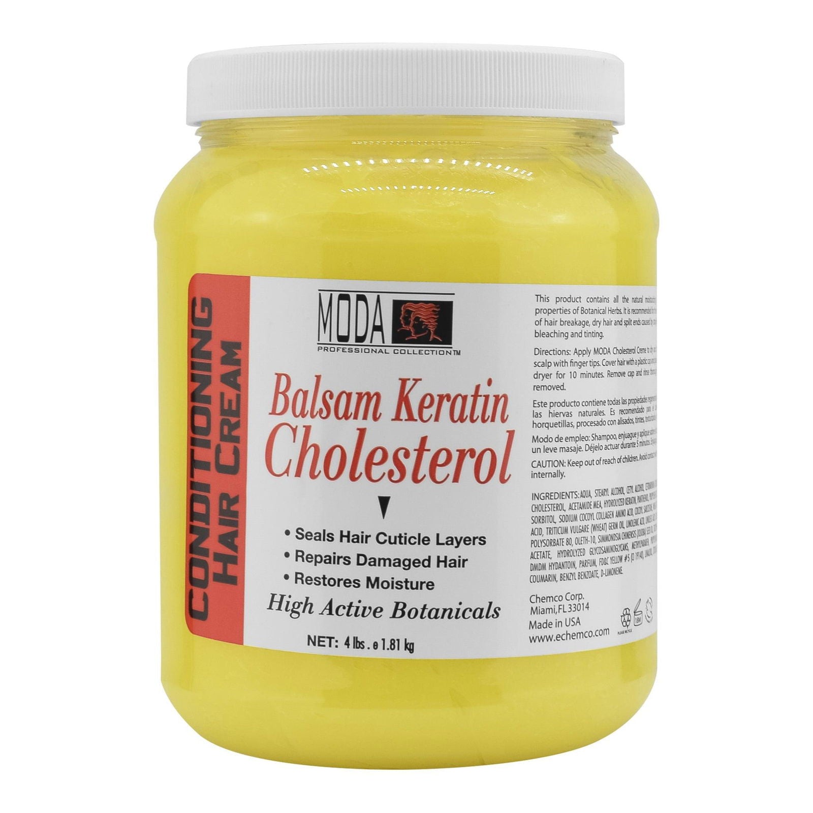 MODA Cholesterol Deep Conditioning Hair Cream 64 oz