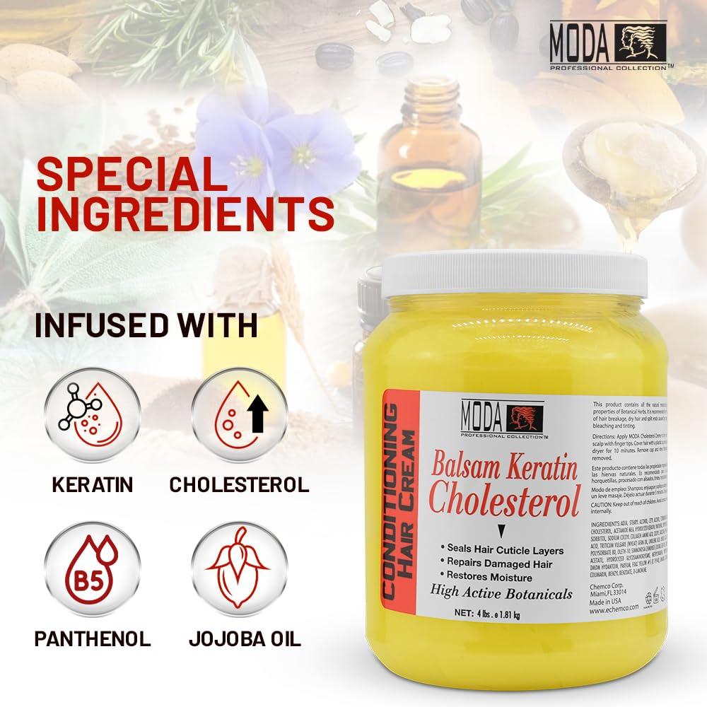 MODA Cholesterol Deep Conditioning Hair Cream 64 oz