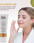 NIKA Facial Cleanser with Hyaluronic Acid, Retinol