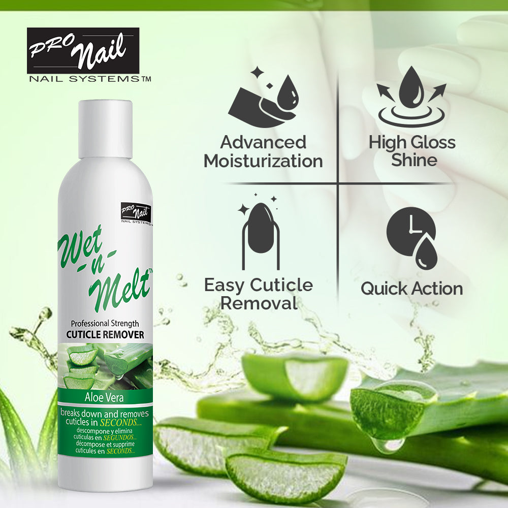 PRO NAIL Cuticle Remover Gel with Aloe Vera - Softens & Moisturizes for Fast Cuticle Removal - Beauty Market Online