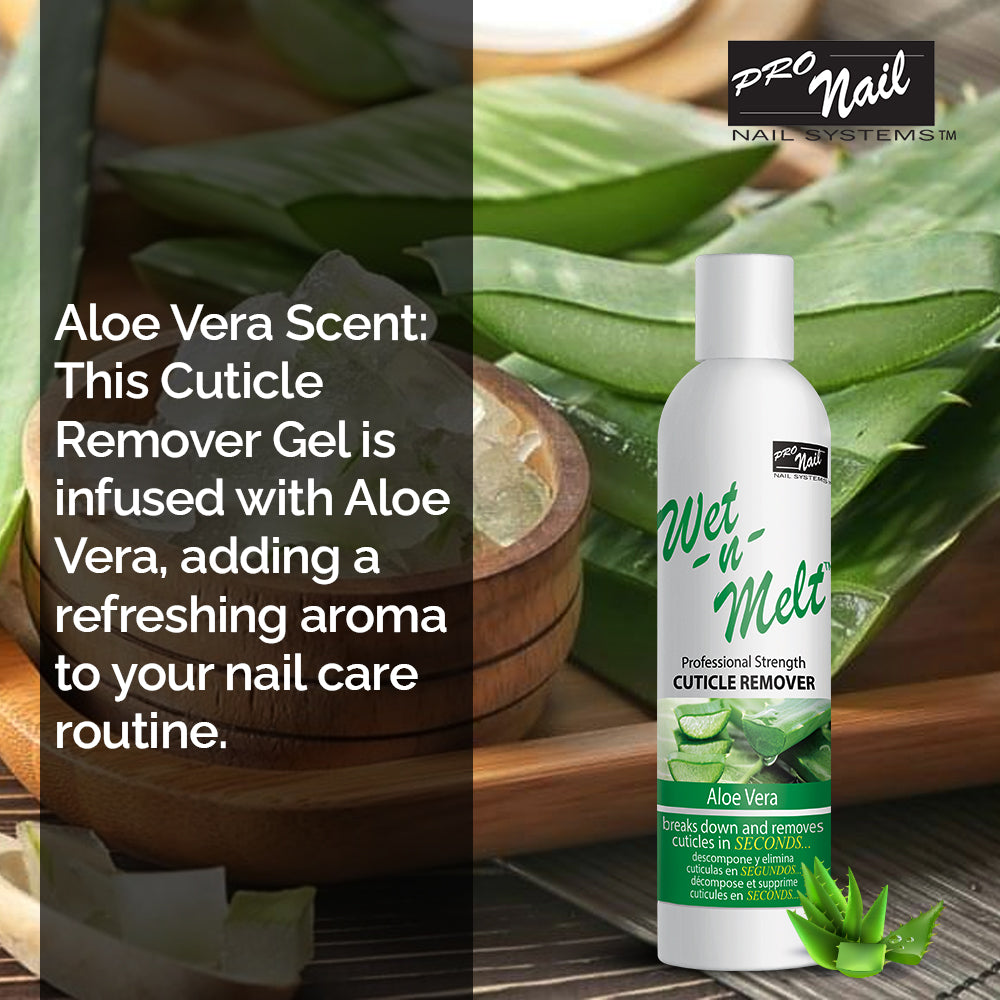 PRO NAIL Cuticle Remover Gel with Aloe Vera - Softens & Moisturizes for Fast Cuticle Removal - Beauty Market Online