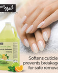 PRO NAIL Cuticle Remover Liquid - Fast Acting Softener for Professional Manicure & Pedicure - Beauty Market Online