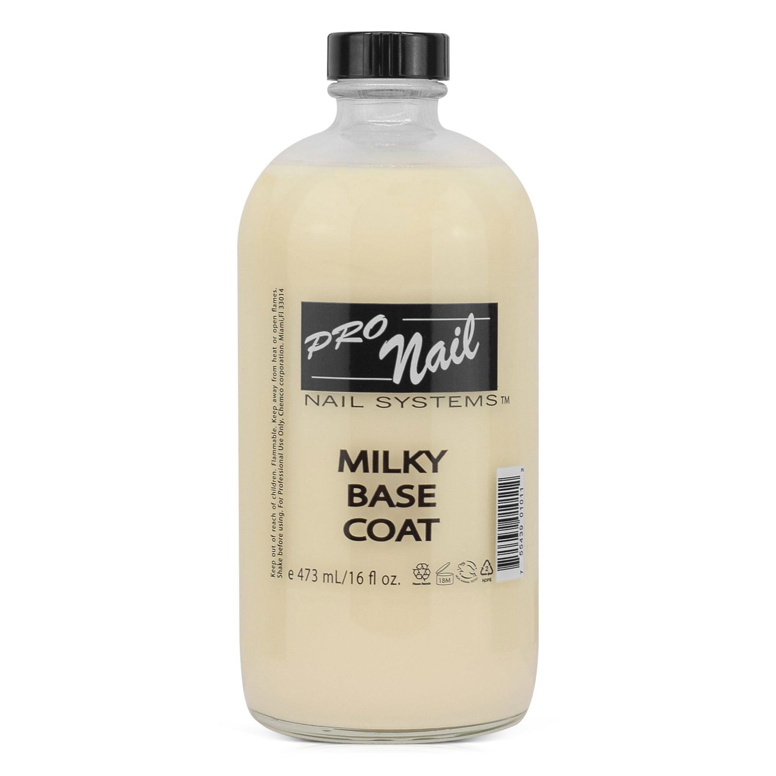 PRO NAIL Milky Base Coat - Professional Strength Nail Polish Hardener - Prevents Chipping - Fast Dry - Beauty Market Online