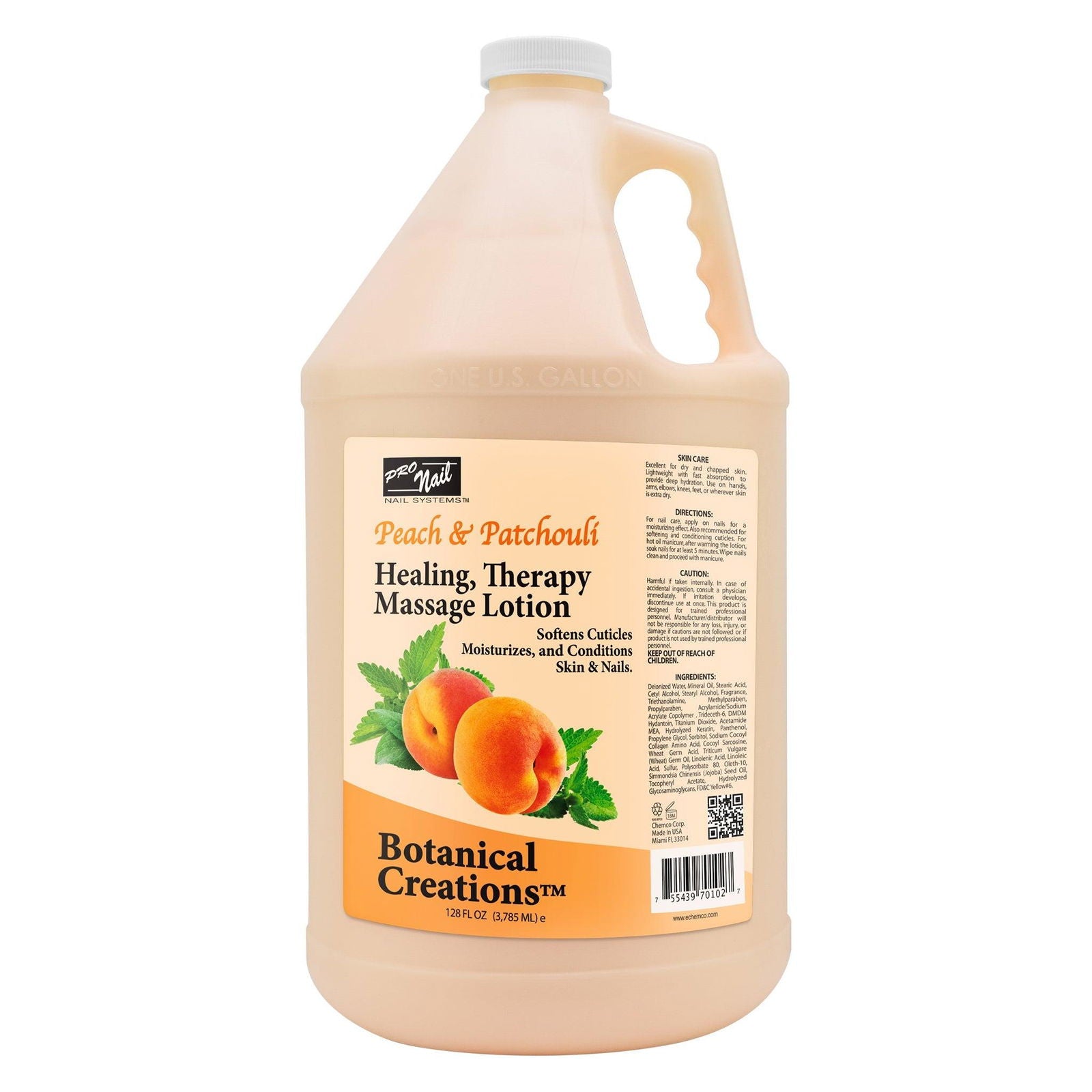 PRO NAIL Peach & Patchouli Lotion - Nourishing & Hydrating - 128 Oz - Beauty Market Online