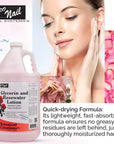 PRO NAIL Glycerin and Rosewater Lotion - Soothing Manicure Treatment