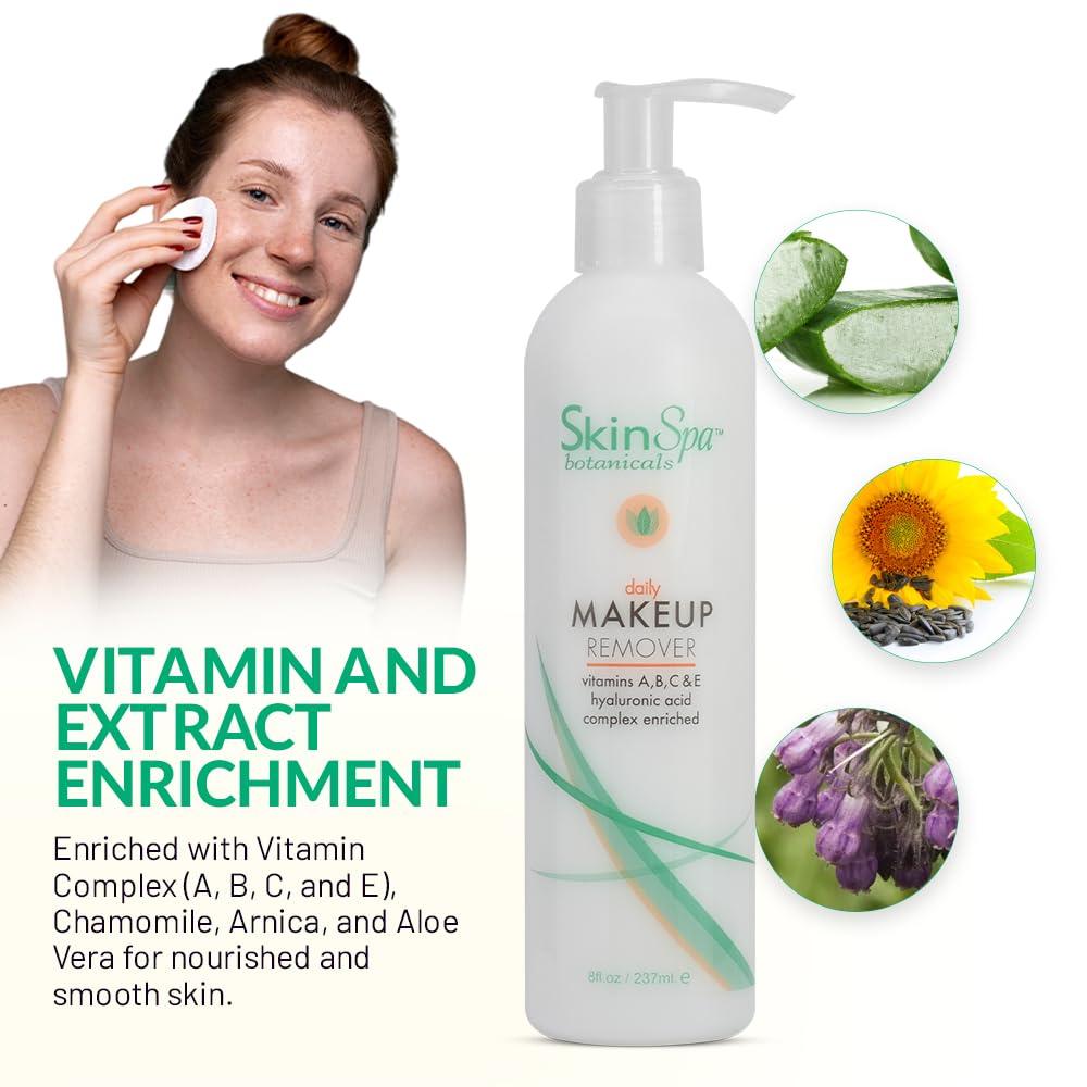 SKIN SPA Makeup Remover Lotion Cleanser 8 oz