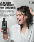 SOBE LUXE Brazilian Keratin Blowout 32 oz formaldehyde-free