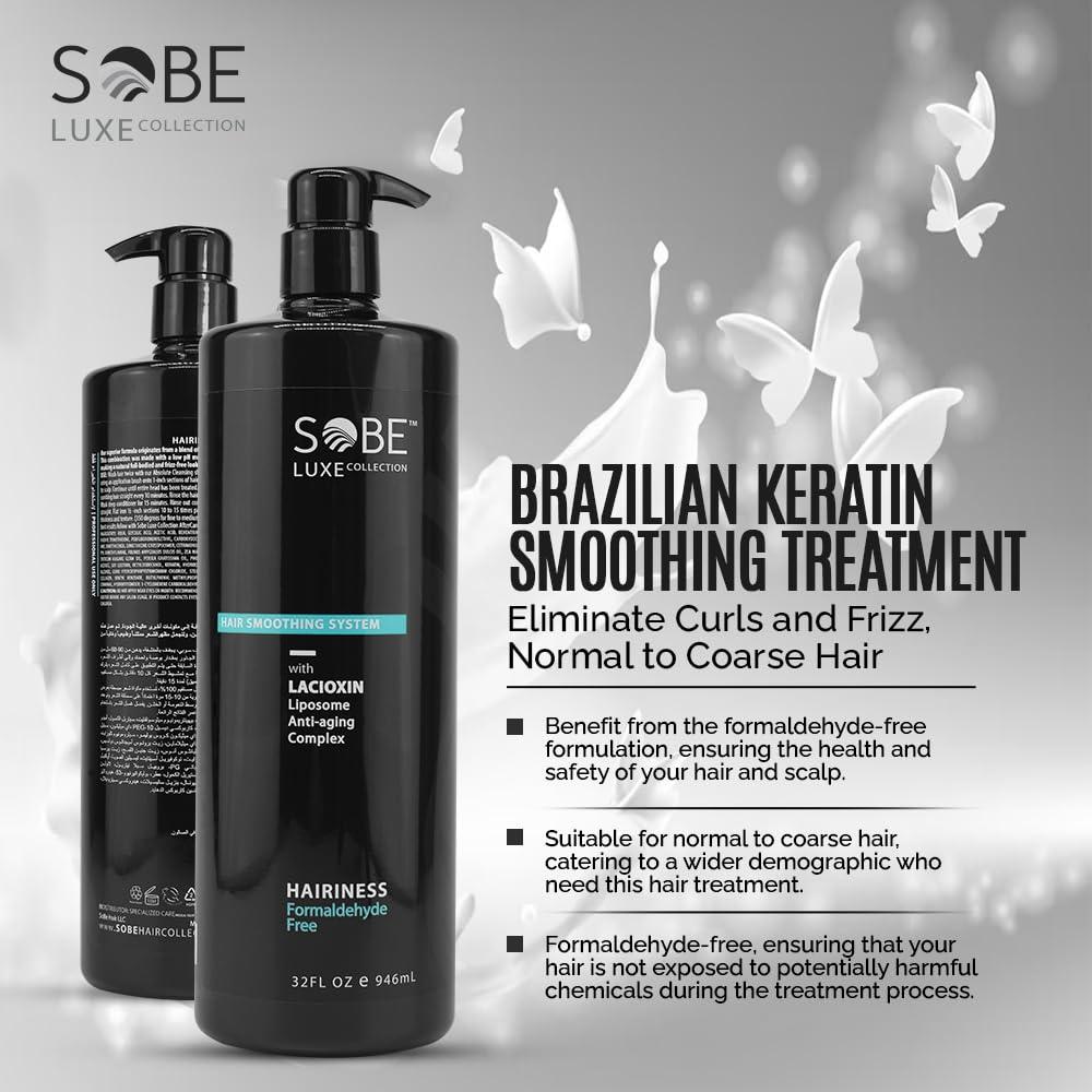SOBE LUXE Brazilian Keratin Blowout 32 oz formaldehyde-free