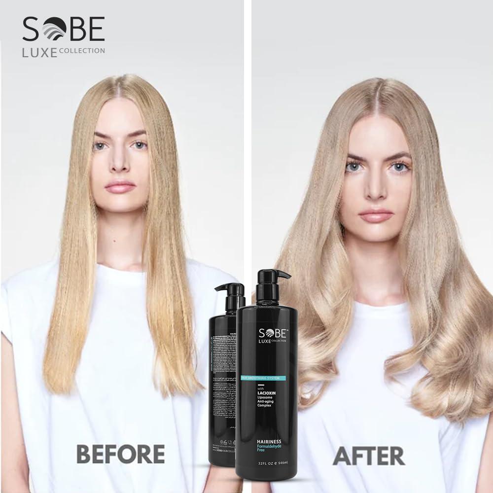 SOBE LUXE Brazilian Keratin Blowout 32 oz formaldehyde-free