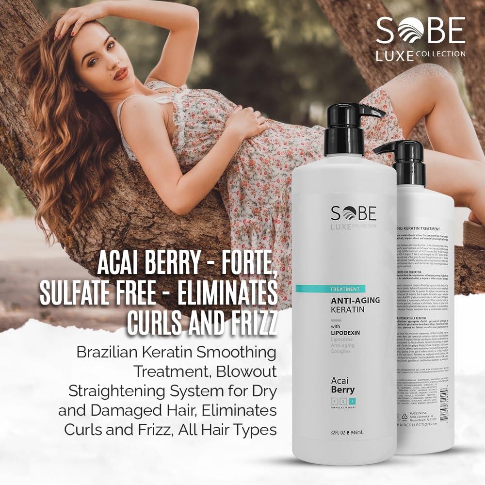 SOBE LUXE Brazilian Keratin Blowout System