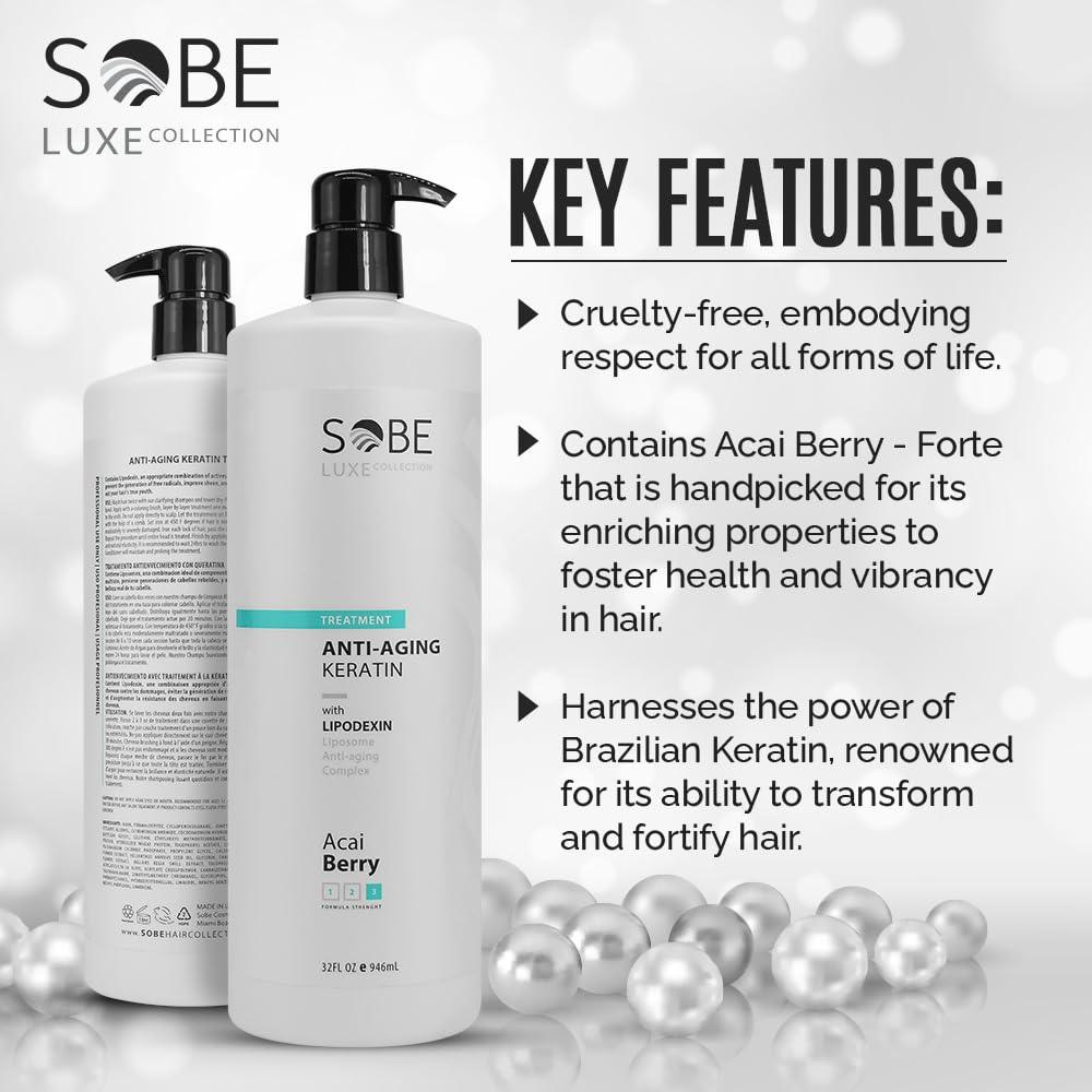 SOBE LUXE Brazilian Keratin Blowout System