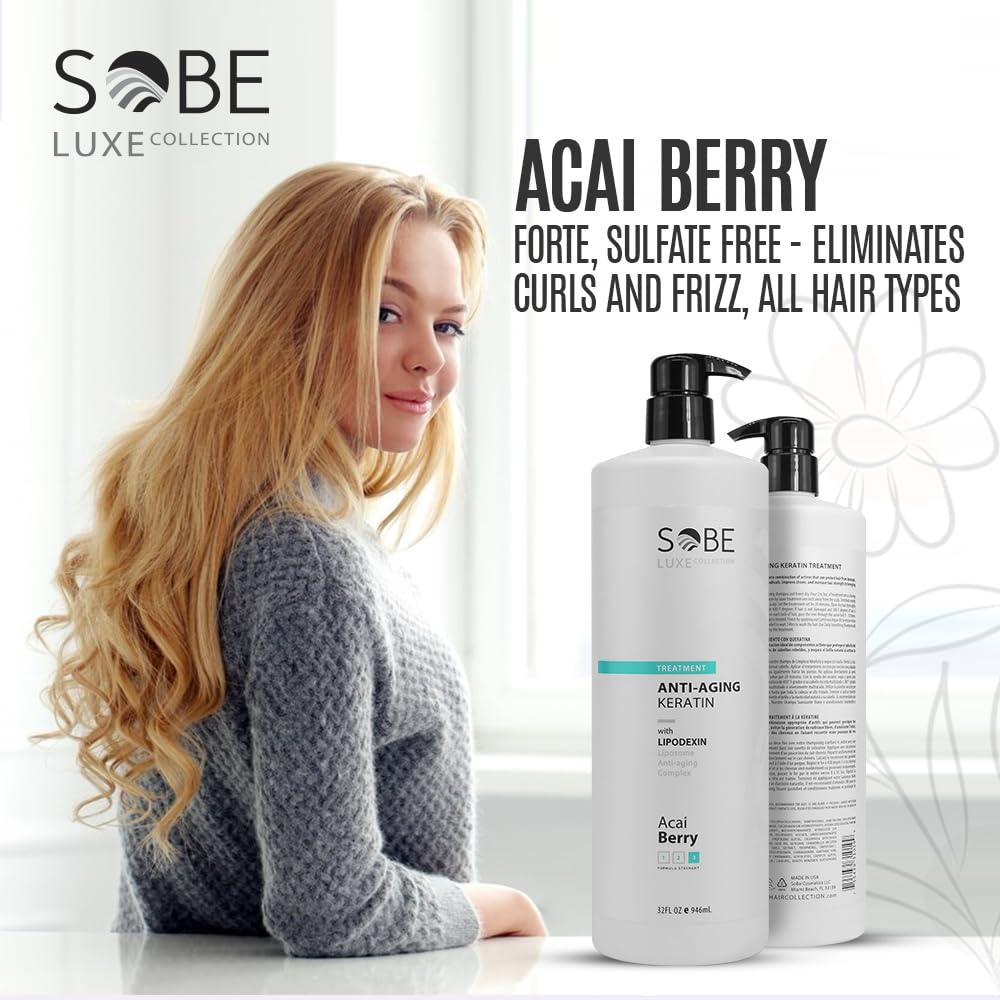 SOBE LUXE Brazilian Keratin Blowout System