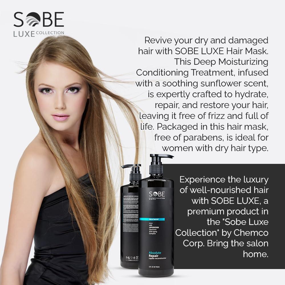 SOBE LUXE Deep Moisturizing Hair Mask - 32 Oz