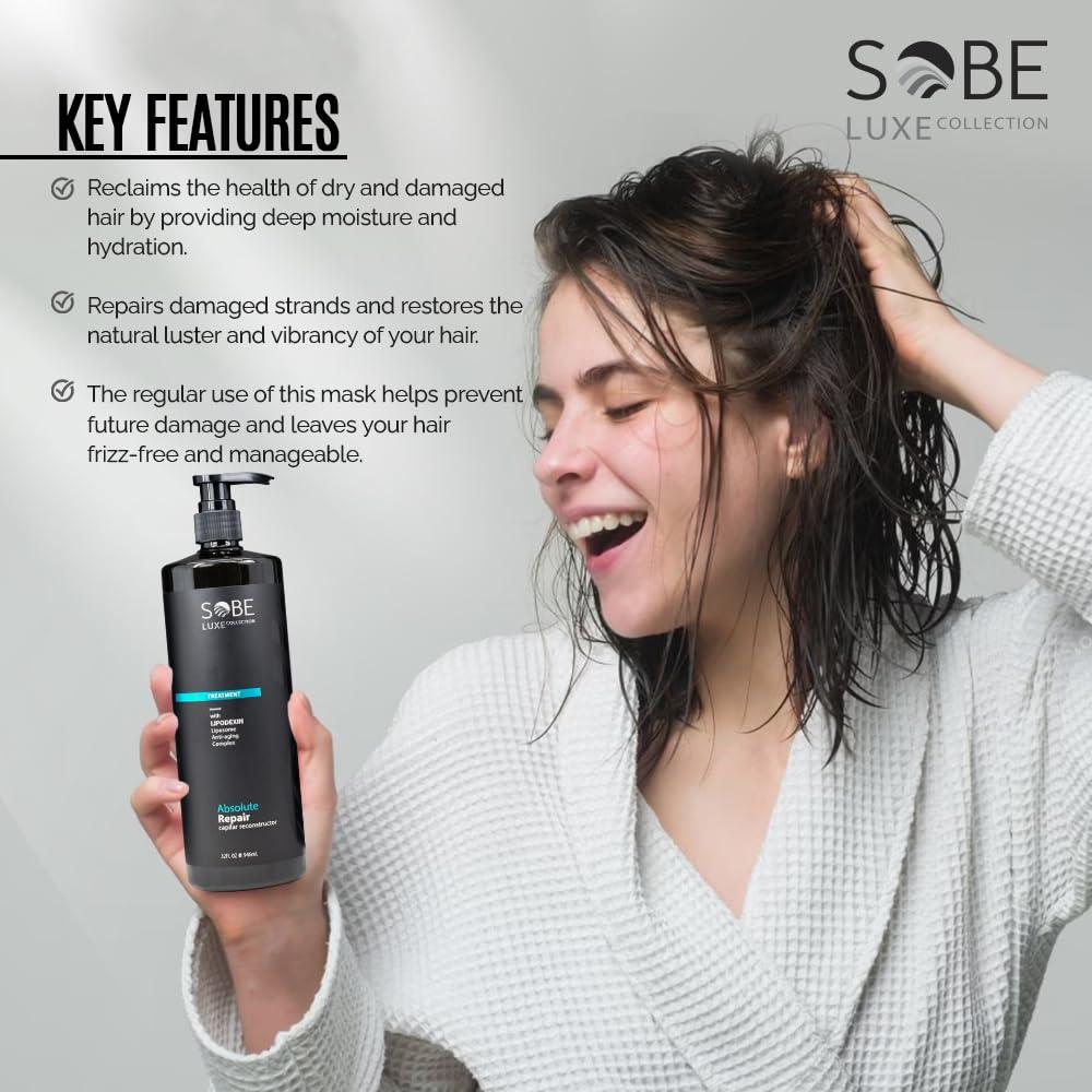 SOBE LUXE Deep Moisturizing Hair Mask - 32 Oz