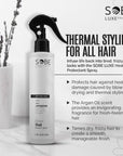 SOBE LUXE Heat Protectant Spray for blow dry and styling