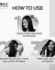 SOBE LUXE Heat Protectant Spray for blow dry and styling