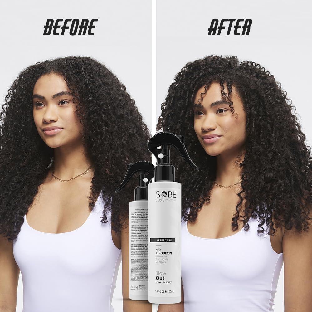 SOBE LUXE Heat Protectant Spray for blow dry and styling