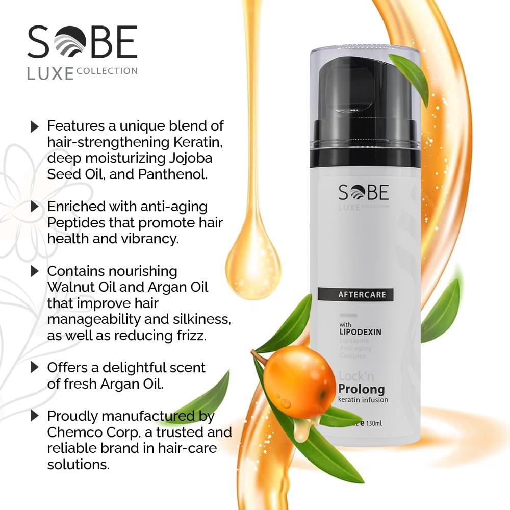 SOBE LUXE Lock'n Prolong Keratin Infusion treatment