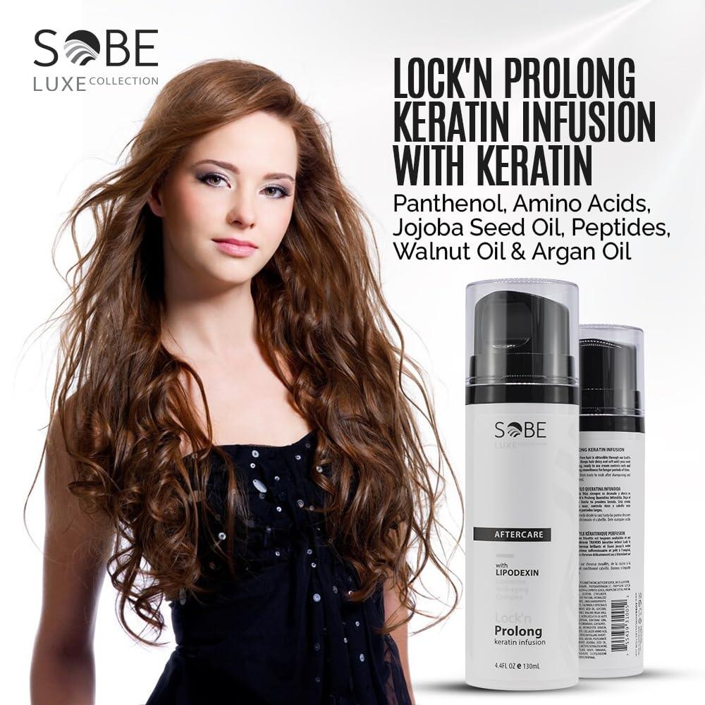 SOBE LUXE Lock'n Prolong Keratin Infusion treatment